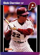  1988 Robert(Bob) Eugene Dernier 22 Leaf 430 Baseball Sports Trading Card MLB