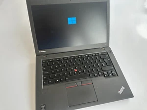 Lenovo ThinkPad T450 Core i5 5300U 16GB RAM 256GB SSD Bluetooth Win 11 - Bild 1 von 10