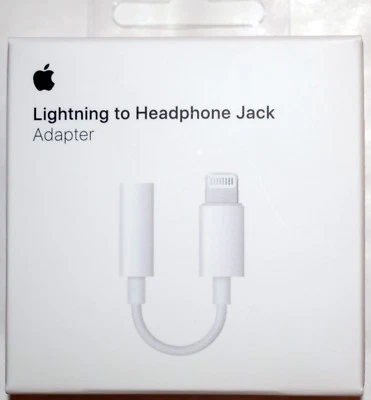 Genuine Apple Lightning to 3.5mm Headphone Jack Adapter for iPhone 11 12 13 14 - Image 1 of 4