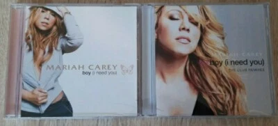 Mariah Carey - Boy I Need You 4 Track EU Single CD mit Poster + Bonus Remix CD  - Bild 1 von 4