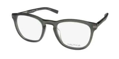Nuevo marco redondo para gafas Nautica N8132 50-21-140 oliva venta al por menor $142 con estuche Foto 1 de 2