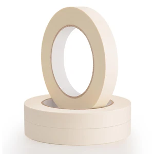 White Masking Tape 3 Pack, General Purpose Painter'S Tape 0.7Inch X 60Yard, 180 - Picture 1 of 6