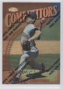 1997 Topps Finest Common - Bronze Refractor Andy Ashby Common Bronze #192