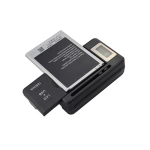 Chargeur de Batterie Universel avec Port de Charge USB AC pour Téléphone Portable Caméra Batterie - Photo 1 sur 7