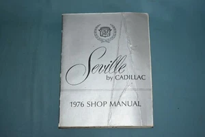 1976 Cadillac Seville Service Shop Repair Maintenance Manual Factory OEM - Picture 1 of 11