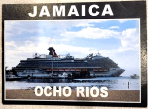ms Carnival Dream  postcard.. Docked in Ocho Rios Jamaica 2009 double side card - Picture 1 of 1