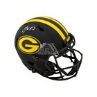 Aaron Rodgers Autographed Packers Eclipse Authentic Full-Size Helmet - Fanatics