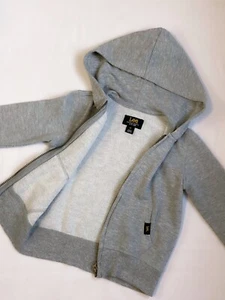 Lee Little Toddler Boys' Zip-up Hoodie Jacket, Full Zip, Size: 4, Gray - Picture 1 of 4