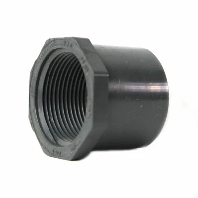 THRIFCO PLUMBING Thrifco 8213476 2 Inch x 1-1/2 Inch Slip x Threaded PVC Bushing SCH 80