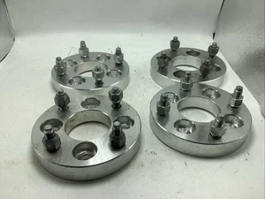 (4) 4x100 to 4x4.5 Wheel Adapters 1" 4x100 Hub to 4x114.3 Wheel For Honda Mazda - Picture 1 of 8