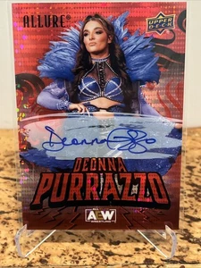 2024 Upper Deck AEW Allure Wrestling Card- Donna Purrazzo, Red Pulsar Auto, #18 - Picture 1 of 10