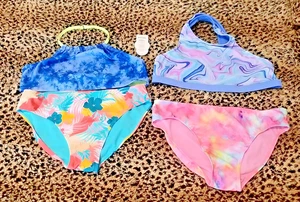 Wonder Nation Swimsuit Set of Four pcs Size XL 1(4-16) - Picture 1 of 11