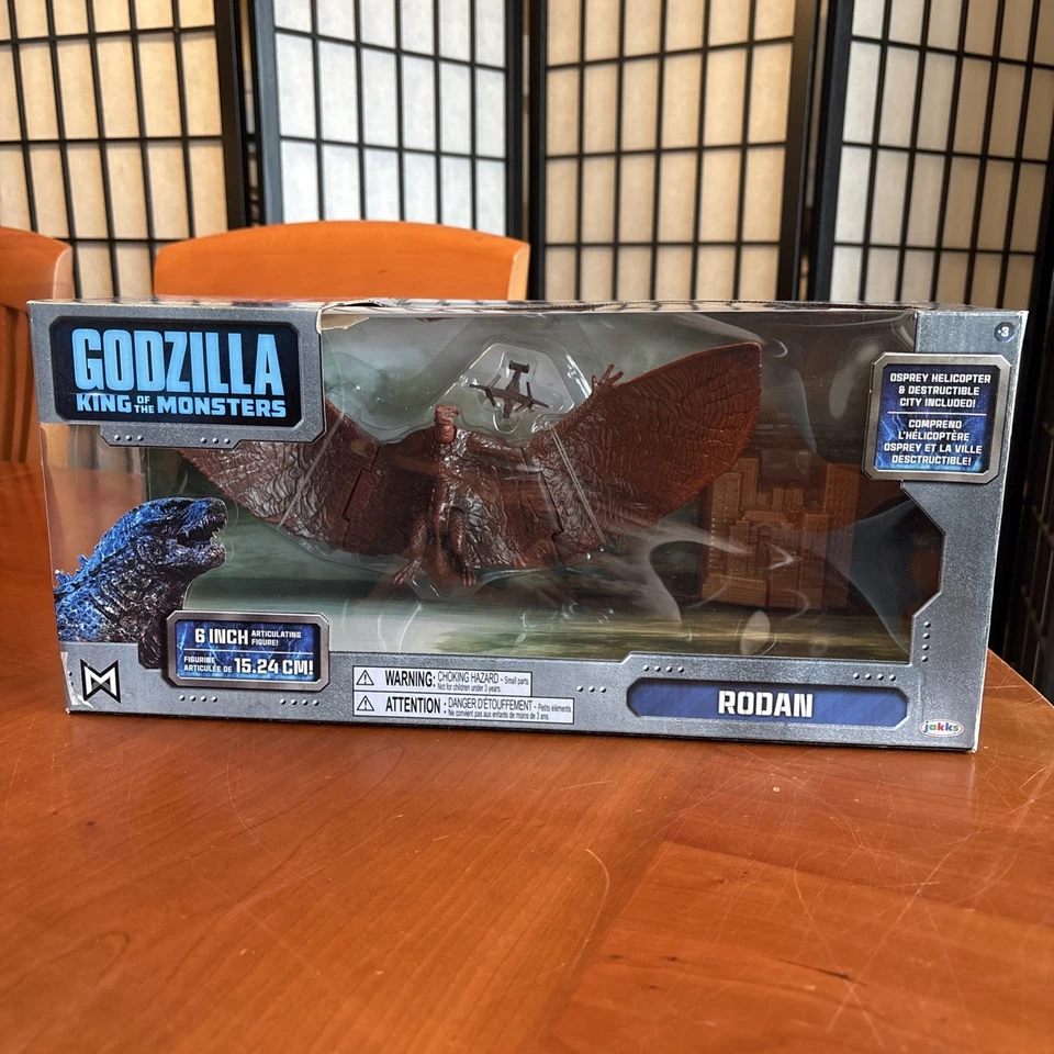 Jakks Pacific Godzilla: King of the Monsters King 2019 6" juego de caja Rodan nuevo Foto 1 de 4
