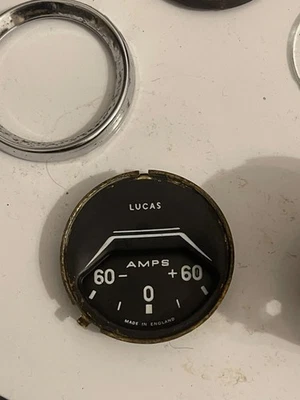 Land Rover series Classic Lucas Ammeter Gauge 60 / 60 Rover  MG mini kit car - Image 1 of 4