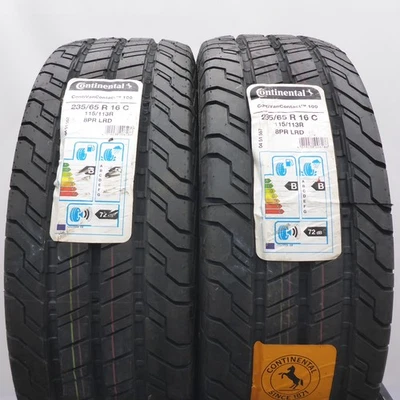 Opony 235 65 16C 2x Continental 235/65 R16C 115/113R Neumáticos 2020 Completo - Imagen 1 de 4