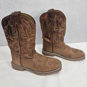 Dan Post Youth Durant Jr Square Toe Westernstiefel Jungen 4 rostfarben DPC3926 - Bild 1 von 11