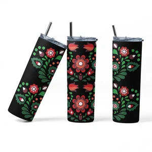 Folklore Art 20 oz Stainless Steel Tumbler - Picture 1 of 5