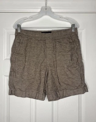 "Pantalones cortos Abercrombie Fitch para hombre con cordón de 6"" marrón beige mediano" Foto 1 de 4