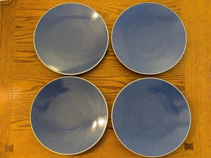 (4) EUC Vintage Sasaki Colorstone Sapphire Dinner Plates Made in Japan 10 3/4" - Picture 1 of 8
