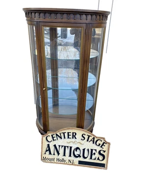 65852 Moderno Decorador Arco Vidrio Curio China Gabinete Foto 1 de 4