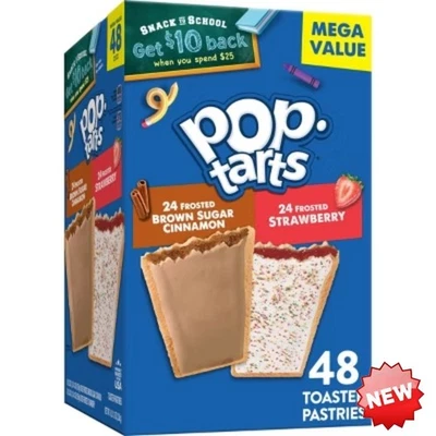   Pop-Tarts Frosted Strawberry & Cinnamon Toaster Pastries -... - Image 1 of 4