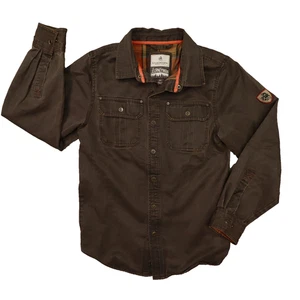 Legendary Whitetails Journeyman Rugged Flannel Lined Shirt Jacket Men's Small - Picture 1 of 8