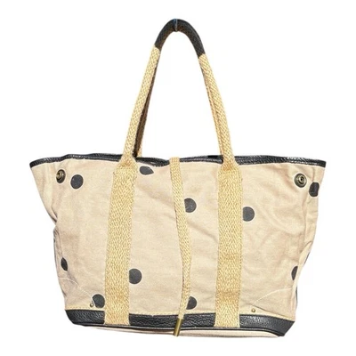 “Bolso de Mano J.Crew Lona Lunares — Estilo 81930 SP07 (Primavera 2007) — De Colección” Foto 1 de 4