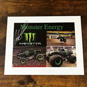 Damon Bradshaw signed - Monster Energy - Monster Jam 8,5x11 Autogramm - Bild 1 von 2