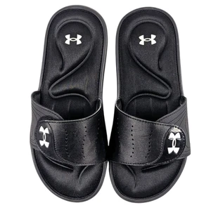Sandalias Under Armour Ignite 9 Slide para mujer TALLA 7 EE. UU. negras sin cordones 3022717-001 - Imagen 1 de 3