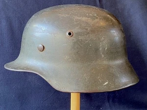 Elmetto Tedesco M35 Seconda Guerra Mondiale NS64 Wehrmacht 2WK 2ww - Foto 1 di 24