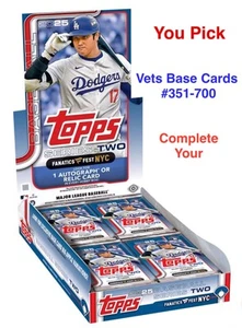 🔥 2025 Topps Series 2 - Vet Base Cards #351-700, You Pick, Must buy 2, READ ⬇️ - Picture 1 of 2