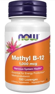 NOW Foods Methyl B-12 1,000 mcg 100 Loz - Picture 1 of 3