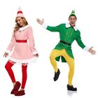 Christmas Buddy Elf Cosplay Costume New Year Clothes  Women Men Outfit