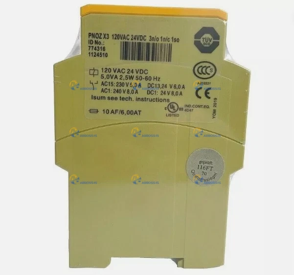 774316 NEW PILZ PNOZ X3 24VDC 774316 Safety Relay - Image 1 of 1