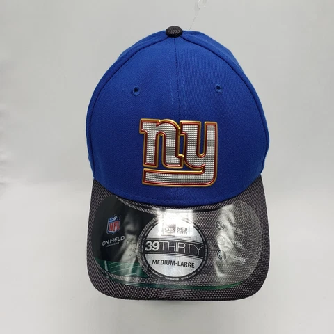 New York Giants NFL New Era 39Thirty Cap Hat- Royal Blue Size Medium-Large Cover