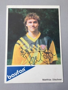 MATTHIAS DÖSCHNER  DDR-Nationalspieler signed original Autogrammkarte 10x15 - Picture 1 of 1