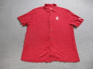 Stanford Cardinal Tommy Bahama Hemd Herren Extra Large Rot 100% Seide College - Bild 1 von 12