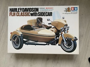 Harley Davidson FLH Classic with Sidecar, Tamiya, 1:6 - Bild 1 von 3
