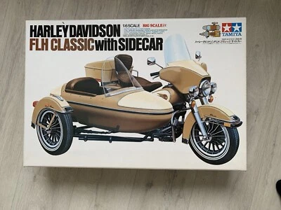 Harley Davidson FLH Classic with Sidecar, Tamiya, 1:6 - Bild 1 von 3