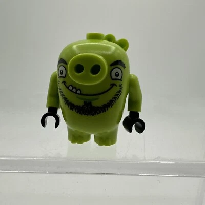 Lego Angry Birds LEONARD Green Pig W/ Beard Minifigure Piggy Pirate Ship 75825 - Image 1 of 2