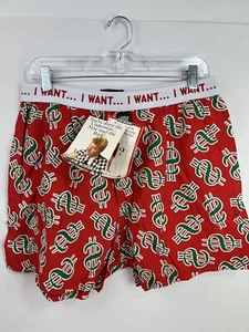 Joe Boxer Vintage Mens Boxers Underwear NWT size XL 38-40 "I want $$$" - Picture 1 of 9