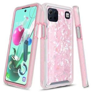 For LG K92 5G Graphic Shockproof Protective Hybrid Armor Case - Picture 1 of 7