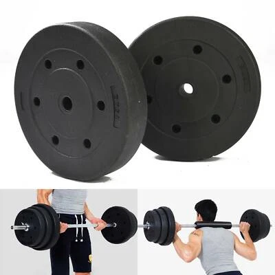 Weight Plates Standard 15kg Dumbbell Discs Gym Muscle Training Exercise Set - Image 1 of 4