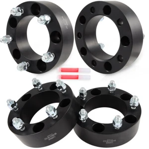 4 Pcs 2" Wheel Spacers 5x5.5 For 1975-1996 Ford F-150 1966-1996 Bronco 1/2"x20 - Picture 1 of 12