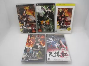 Psp Tenchu 3 4 4Plus Shinobi Taizen & Kurenai 5Games Dal Giappone From Software - Foto 1 di 11
