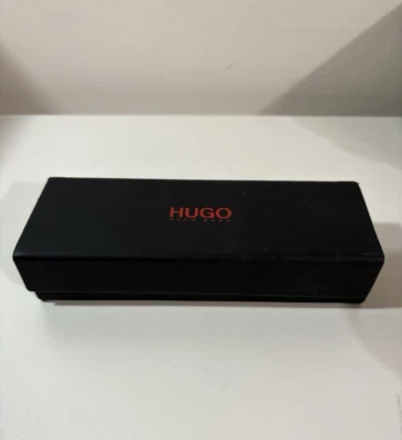 Hugo Fold Over Lid Eye Glass Case Black Box Hugo Boss Foto 1 de 4