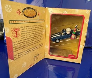 Enesco Ornament MasterPiece Editions Santa Chevrolet 1967 Stingray - Picture 1 of 9