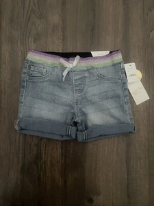 Girls Jean Shorts by v gold new with tags size 6x girls elastic waist shorts - Picture 1 of 6