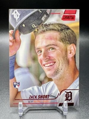 2022 Stadium Club ZACK SHORT RC ROOKIE Red Foil Parallel  #132 Detroit Tigers - Image 1 of 2