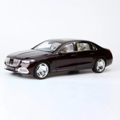 Norev 1/18 Benz S-Class S680 2021 AMG-Line W223 Diecast Model Car Red metallic - Image 1 of 4